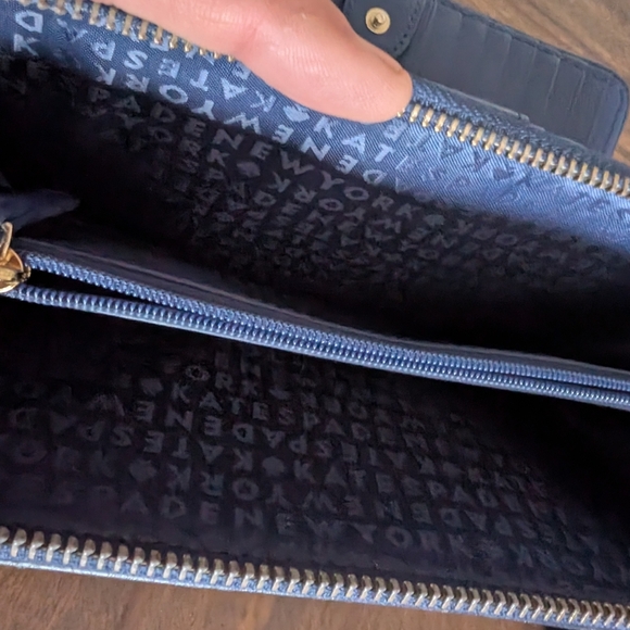 Kate Spade Navy Blue Wallet - Picture 8 of 9